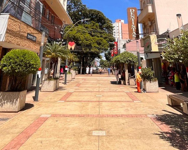 Calçadão e centro comercial — imagem secundária
